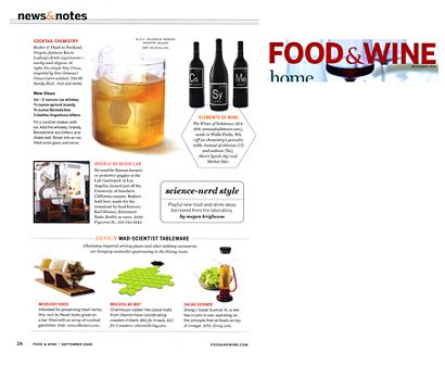 food and wine coverage